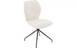 Goossens eetkamerstoel hera wit stof - 8221074-01