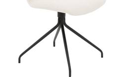 Goossens eetkamerstoel hera wit stof - 8221074-01