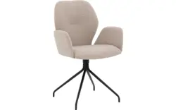Goossens eetkamerstoel hera beige stof - 8221081-02