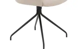Goossens eetkamerstoel hera beige stof - 8221081-02