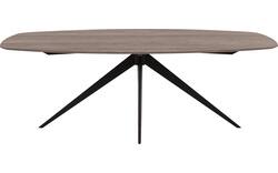 Goossens excellent eettafel uniek donker bruin eiken - 8221100-02