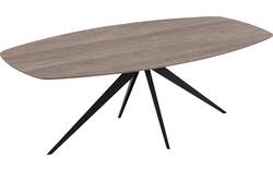 Goossens excellent eettafel uniek donker bruin eiken - 8221100-01