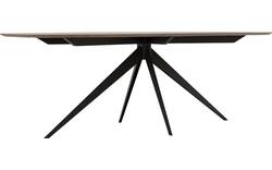 Goossens excellent eettafel uniek donker bruin eiken - 8221100-01