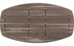 Goossens excellent eettafel uniek donker bruin eiken - 8221100-01
