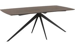 Goossens excellent eettafel uniek donker bruin eiken - 8221127-01