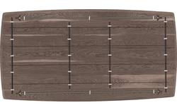 Goossens excellent eettafel uniek donker bruin eiken - 8221127-03