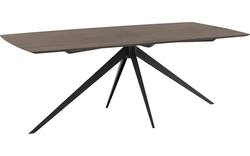 Goossens excellent eettafel uniek donker bruin eiken - 8221128-01