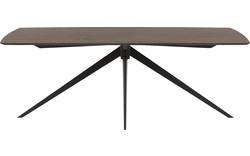 Goossens excellent eettafel uniek donker bruin eiken - 8221128-03