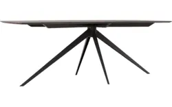Goossens excellent eettafel uniek donker bruin eiken - 8221128-03