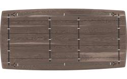 Goossens excellent eettafel uniek donker bruin eiken - 8221128-03