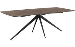 Goossens excellent eettafel uniek donker bruin eiken - 8221129-01