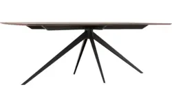 Goossens excellent eettafel uniek donker bruin eiken - 8221129-03