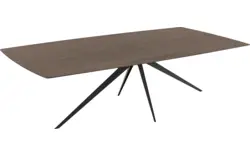 Goossens excellent eettafel uniek donker bruin eiken - 8221130-03