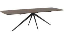 Goossens excellent eettafel uniek donker bruin eiken - 8221131-01