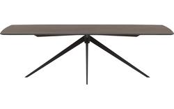 Goossens excellent eettafel uniek donker bruin eiken - 8221131-01