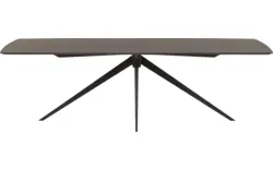 Goossens excellent eettafel uniek donker bruin eiken - 8221131-01
