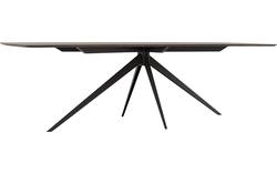 Goossens excellent eettafel uniek donker bruin eiken - 8221131-01