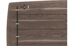 Goossens excellent eettafel uniek donker bruin eiken - 8221131-01