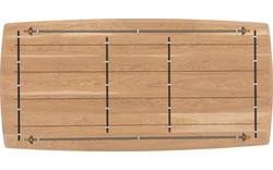 Goossens excellent eettafel uniek blank eiken - 8221143-03