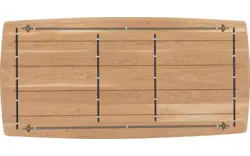 Goossens excellent eettafel uniek blank eiken - 8221143-03