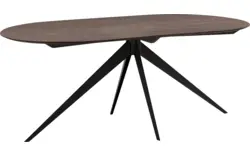 Goossens excellent eettafel uniek donker bruin eiken - 8221189-03