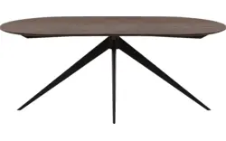 Goossens excellent eettafel uniek donker bruin eiken - 8221189-03
