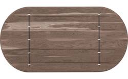 Goossens excellent eettafel uniek donker bruin eiken - 8221189-03