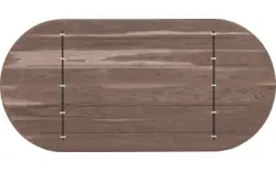 Goossens excellent eettafel uniek donker bruin eiken - 8221190-03