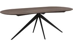 Goossens excellent eettafel uniek donker bruin eiken - 8221191-01