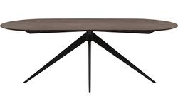 Goossens excellent eettafel uniek donker bruin eiken - 8221191-03