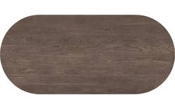 Goossens excellent eettafel uniek donker bruin eiken - 8221191-03