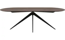 Goossens excellent eettafel uniek donker bruin eiken - 8221192-03