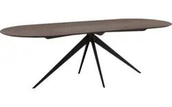 Goossens excellent eettafel uniek donker bruin eiken - 8221193-03
