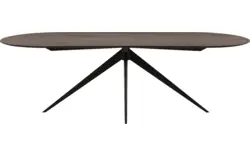 Goossens excellent eettafel uniek donker bruin eiken - 8221193-03