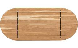 Goossens excellent eettafel uniek blank eiken - 8221206-03