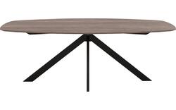 Goossens excellent eettafel uniek donker bruin eiken - 8221220-02
