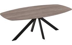 Goossens excellent eettafel uniek donker bruin eiken - 8221220-01