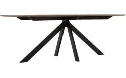 Goossens excellent eettafel uniek donker bruin eiken - 8221220-01