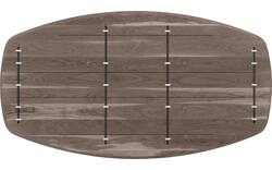 Goossens excellent eettafel uniek donker bruin eiken - 8221220-01