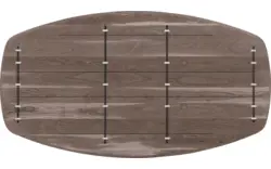 Goossens excellent eettafel uniek donker bruin eiken - 8221220-01