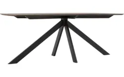 Goossens excellent eettafel uniek donker bruin eiken - 8221247-01