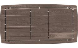 Goossens excellent eettafel uniek donker bruin eiken - 8221247-01