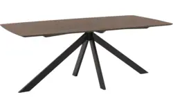 Goossens excellent eettafel uniek donker bruin eiken - 8221248-01