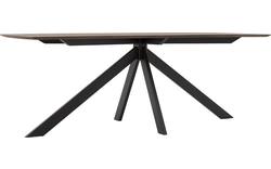 Goossens excellent eettafel uniek donker bruin eiken - 8221248-01