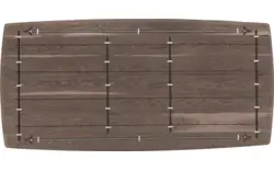Goossens excellent eettafel uniek donker bruin eiken - 8221248-01