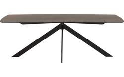 Goossens excellent eettafel uniek donker bruin eiken - 8221249-02