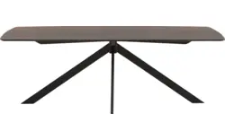Goossens excellent eettafel uniek donker bruin eiken - 8221249-01