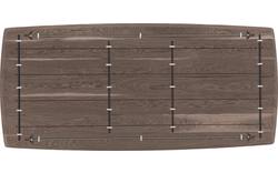Goossens excellent eettafel uniek donker bruin eiken - 8221249-01