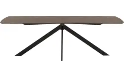 Goossens excellent eettafel uniek donker bruin eiken - 8221250-01