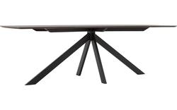 Goossens excellent eettafel uniek donker bruin eiken - 8221250-01